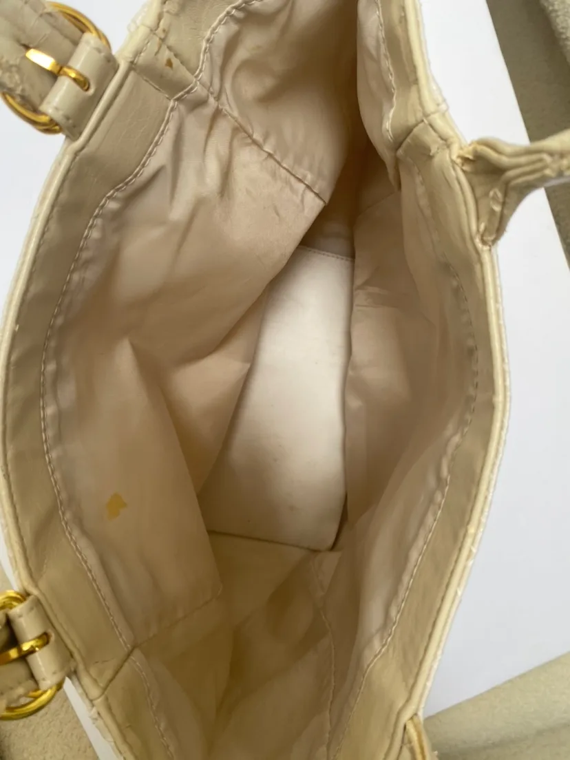 White Snakeskin look  Tote Bag image indicator(5)