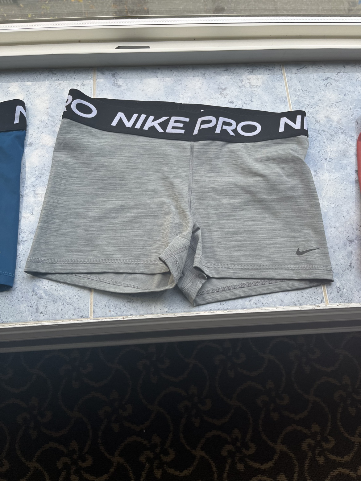 Grey nike spandex online