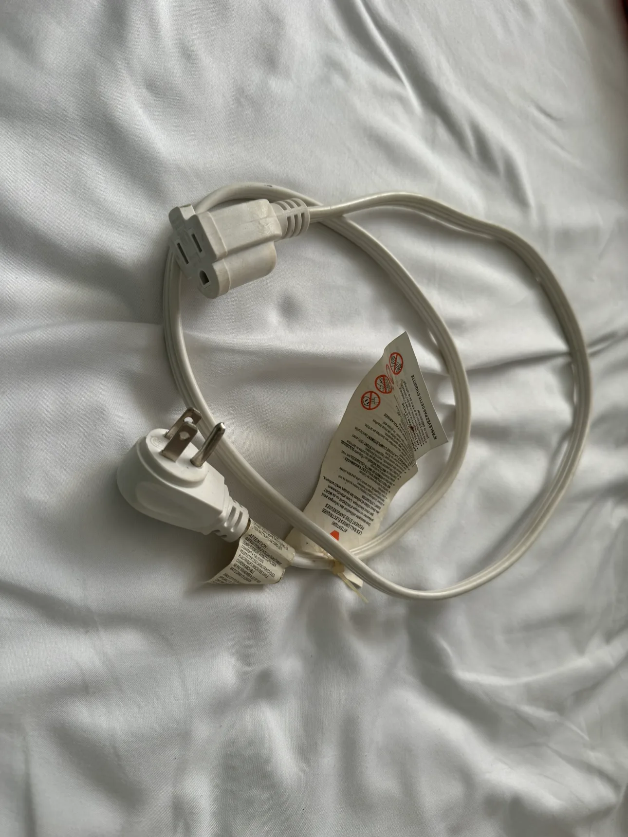 White Extension Cord thumbnail