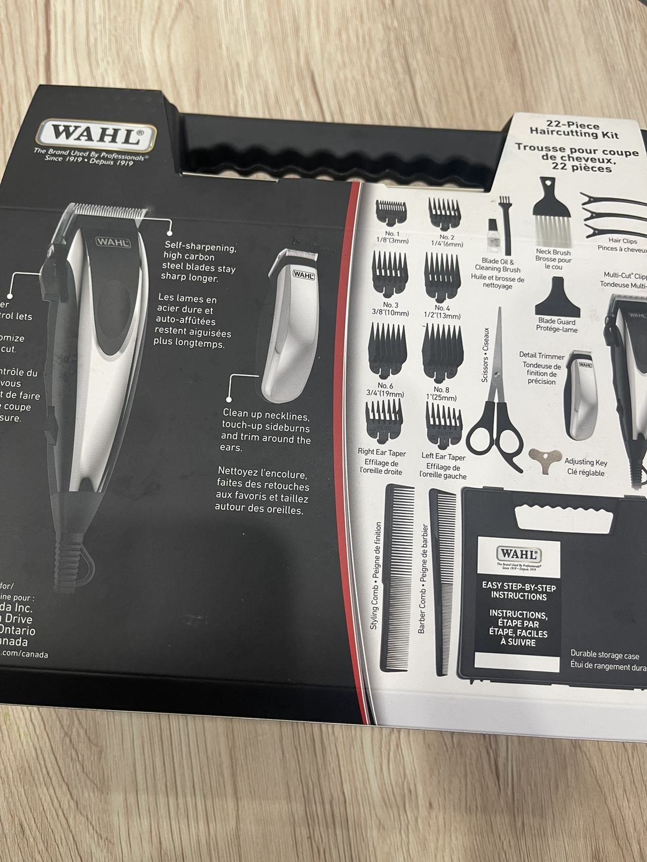 Wahl Deluxe Chrome Pro Haircutting Kit