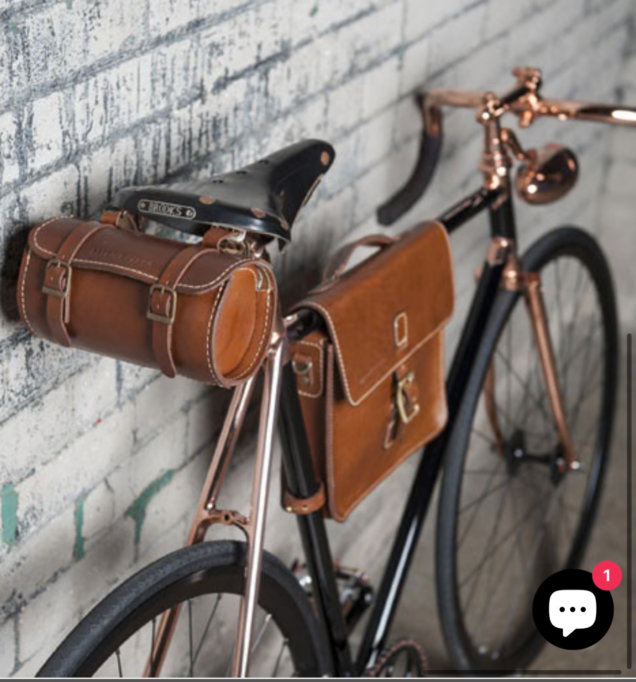 Leather Bicycle Saddle Bag - photo 3