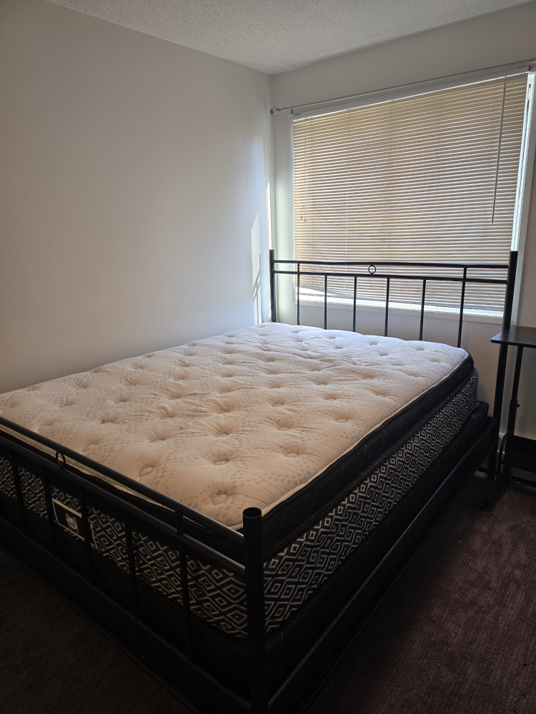 Queen Size mattress and frame