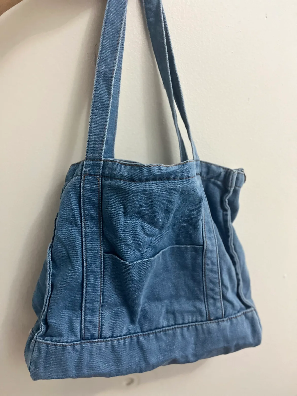 Blue Denim Tote Bag thumbnail