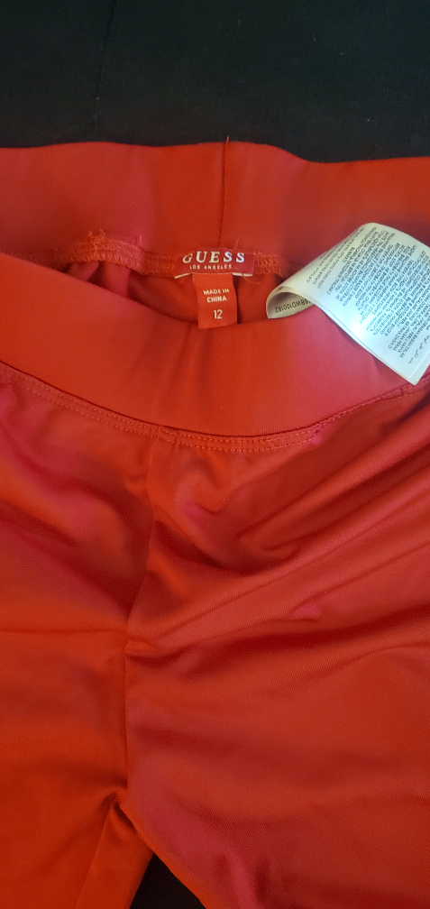 Guess Red Leggings Size 12 - photo 2