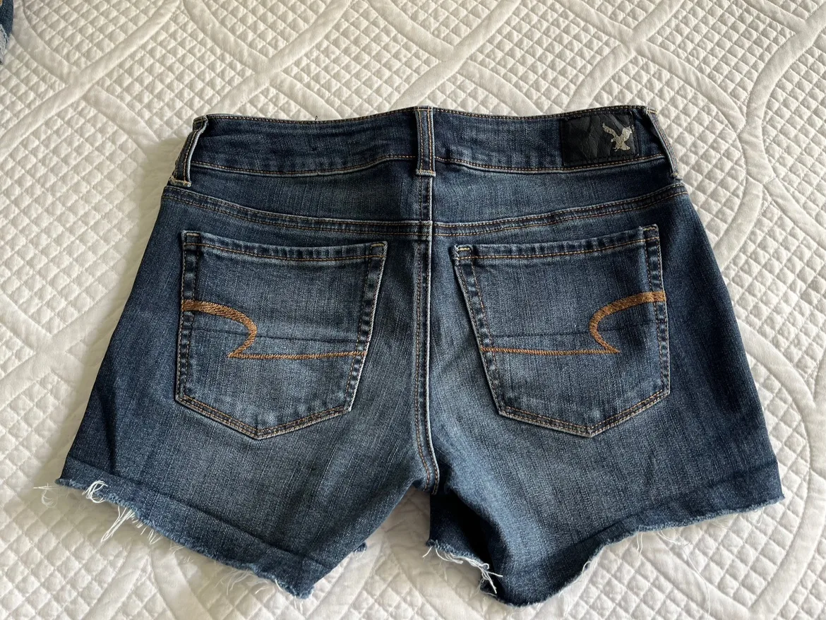 American Eagle Mid-Rise Jean Shorts image indicator(3)