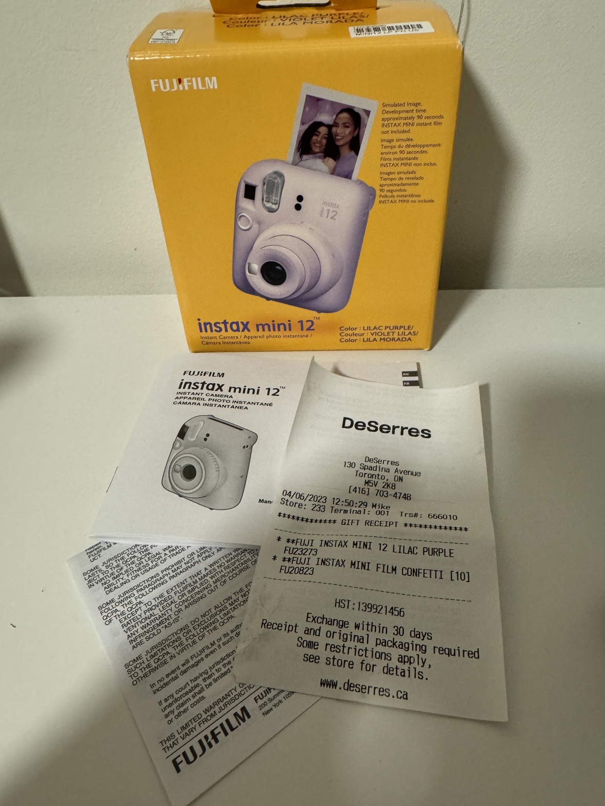 BRAND NEW FUJIFILM Instax Mini Instant Camera (Lilac) - photo 5