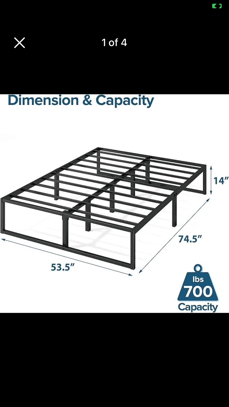 Full Size Metal Bed Frame - photo 4