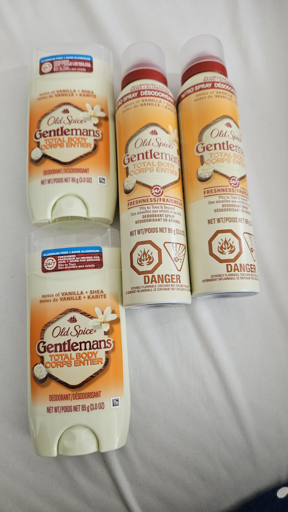 Old Spice Gentlemen's Total Body Deodorant Spray