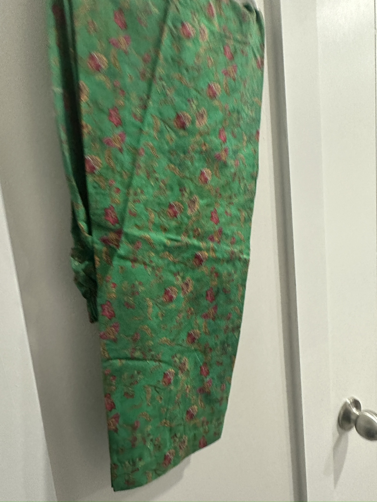 Green Floral Embroidered Kurta - photo 2