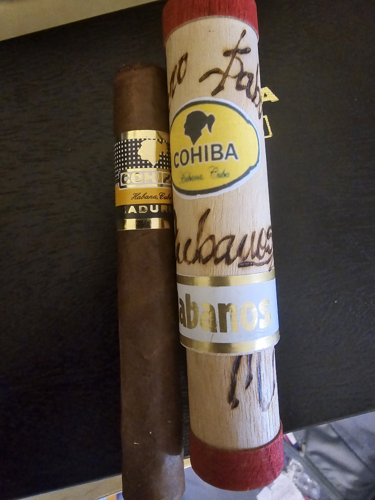 Cohiba Maduro 5  Brand -7 cigars remain - photo 2