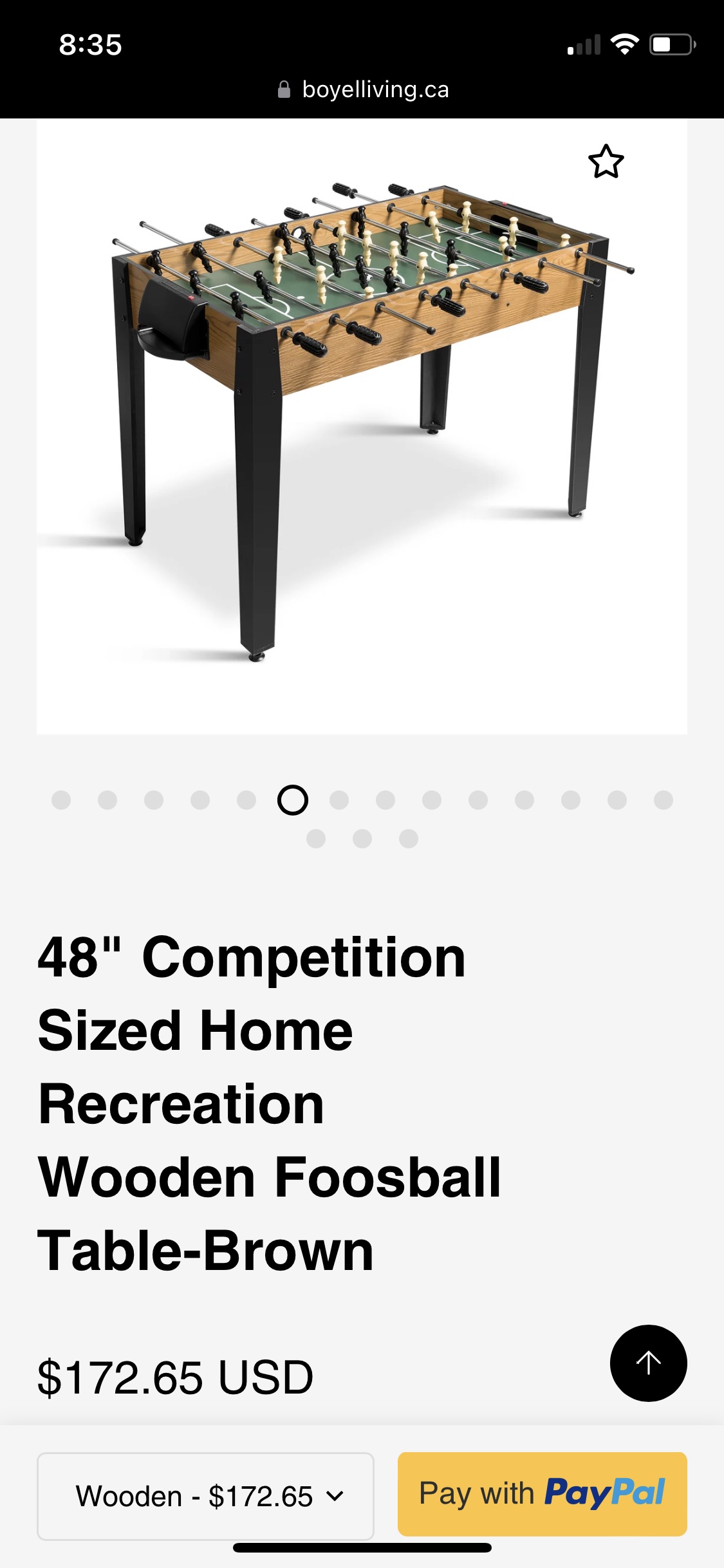 48" Foosball Table