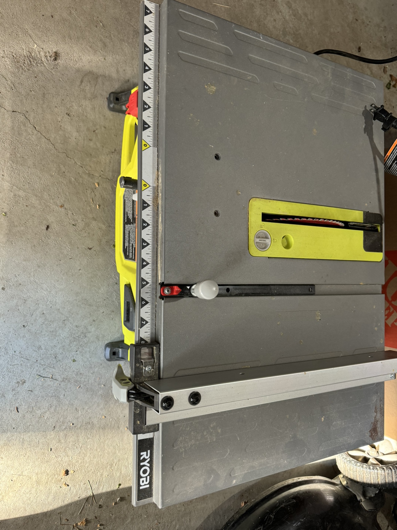 Ryobi Table Saw 8 1/4 inch Blade - photo 3