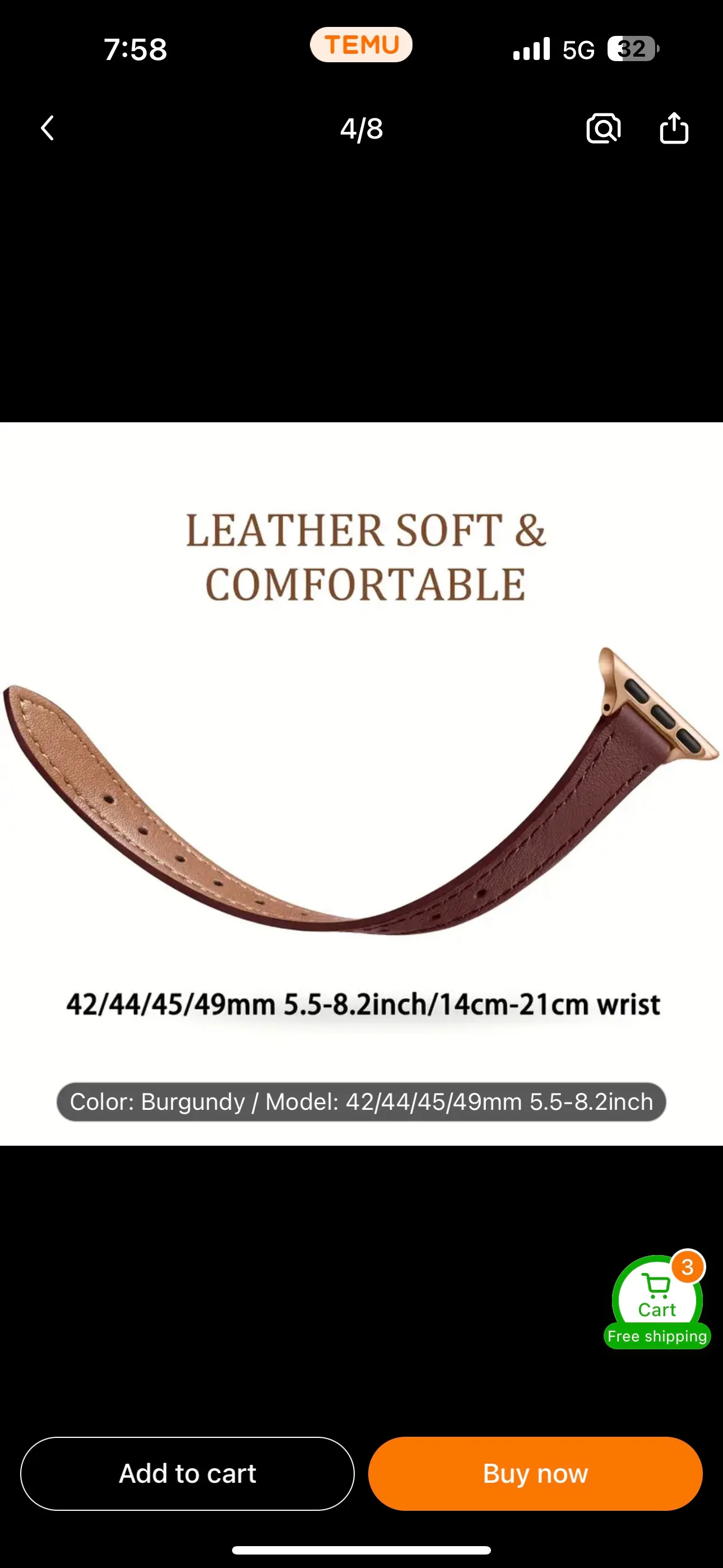 Apple Watch Band 42/44/45/49mm image indicator(3)