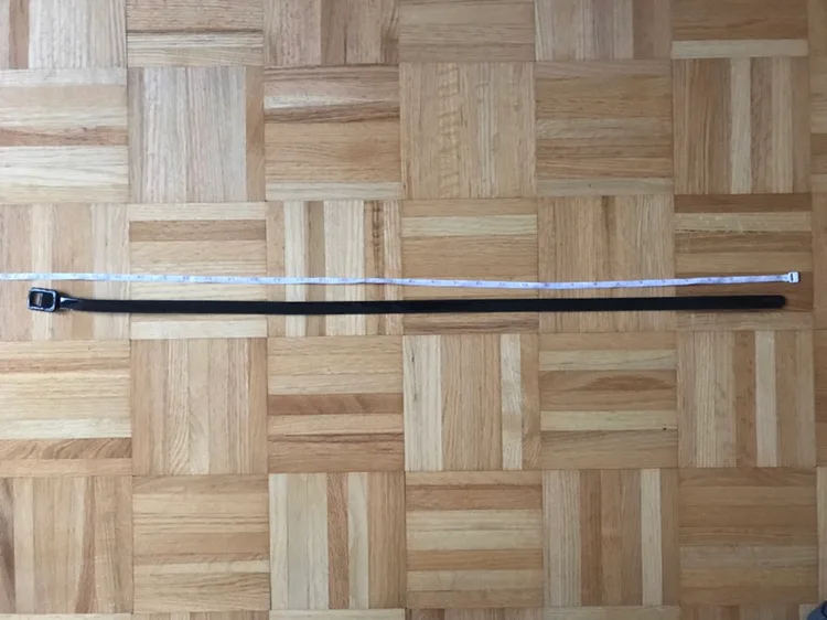 Thin Black Belt - XS (31”) image indicator(2)