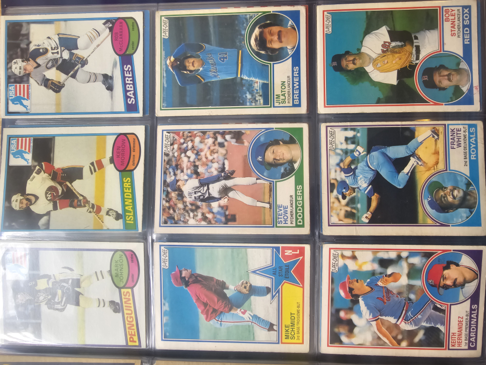 Old Hockey and Baseball Cards with some wwf - photo 2