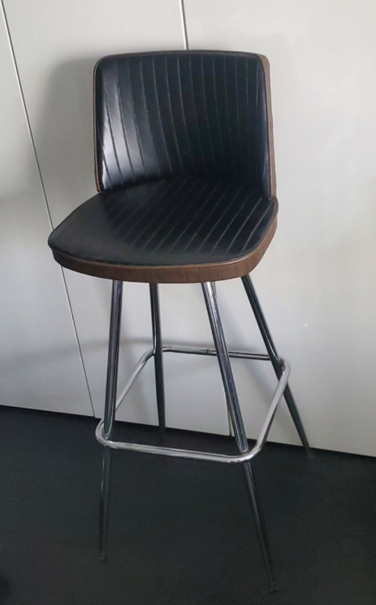 Swivel Bar Stool with backrest - photo 2