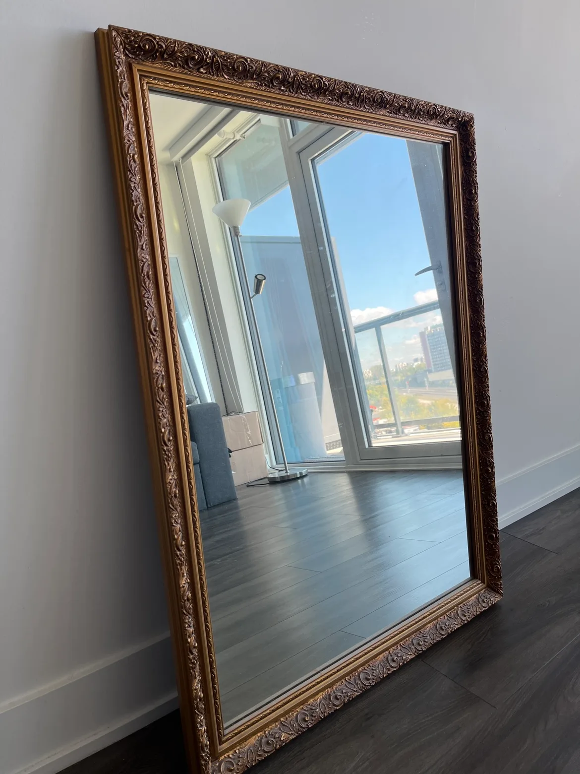 NEW Gold Ornate Mirror thumbnail