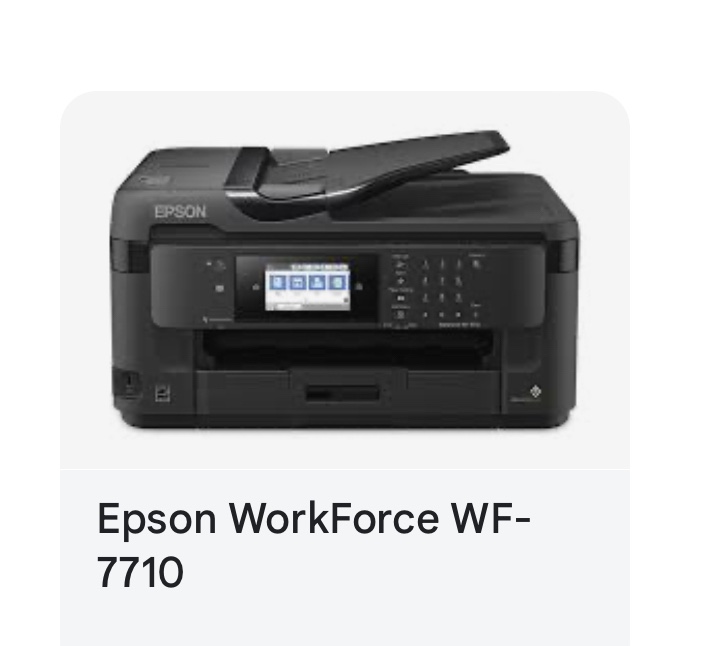 Epson Workforce WF-7710 Printer