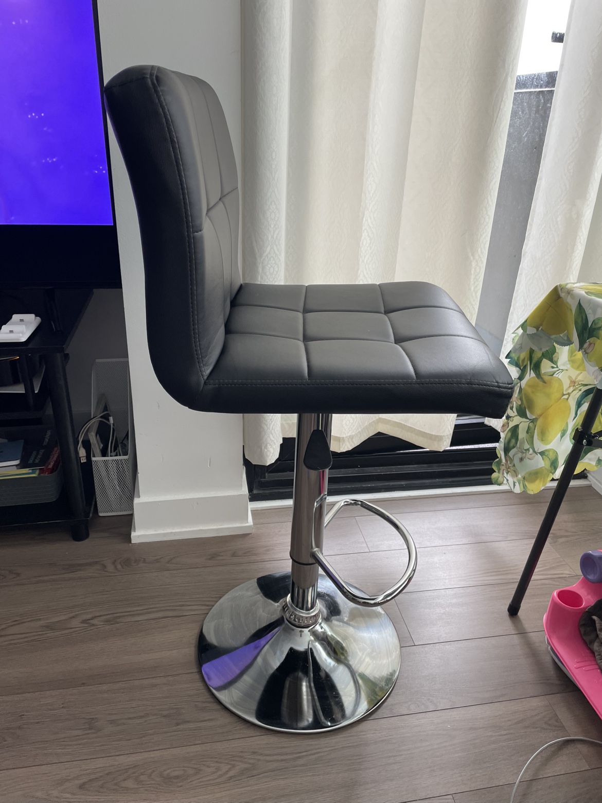 Leather Swivel BarStools (Set of 2) - photo 2
