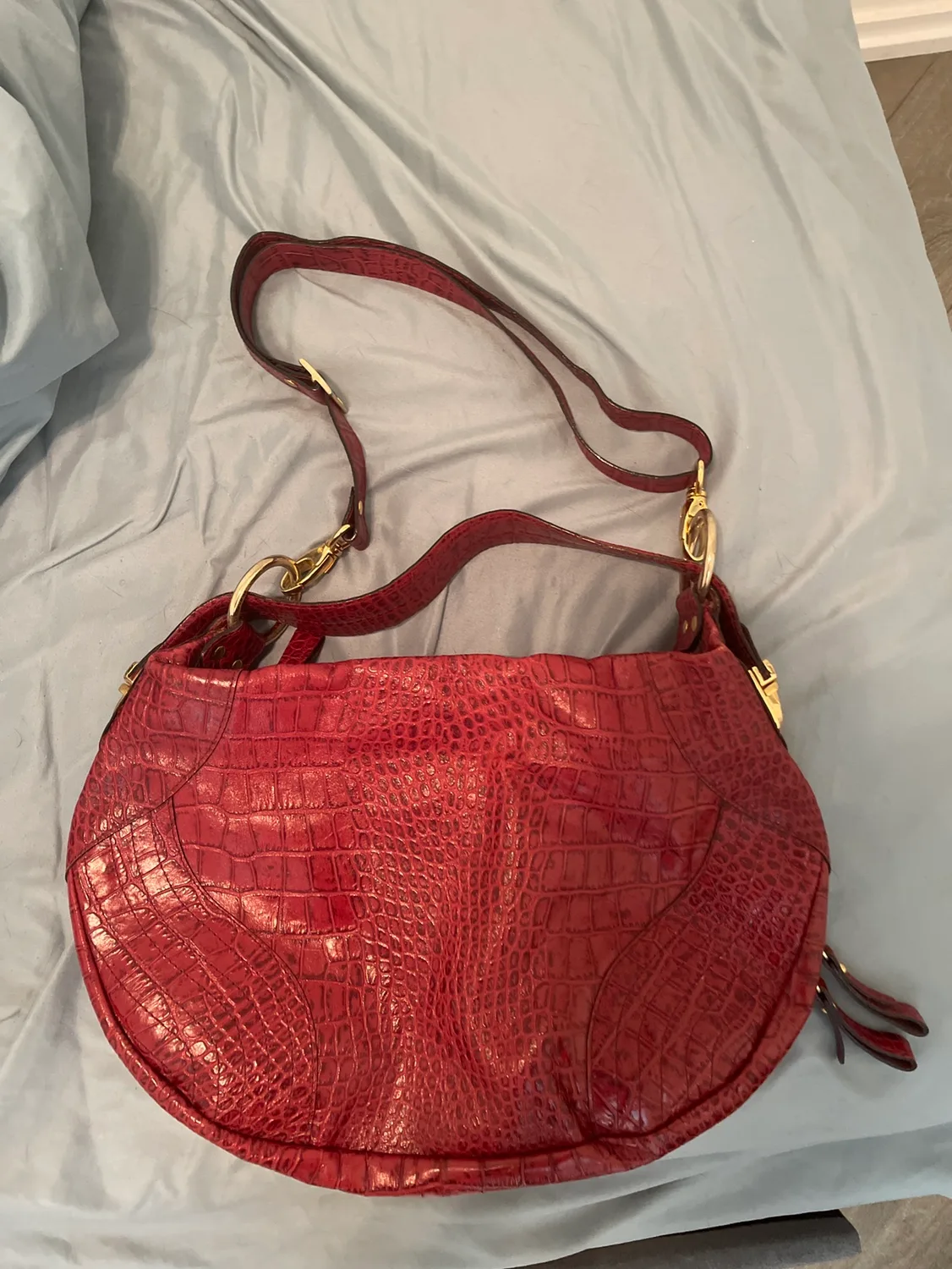 Red Crocodile bag thumbnail