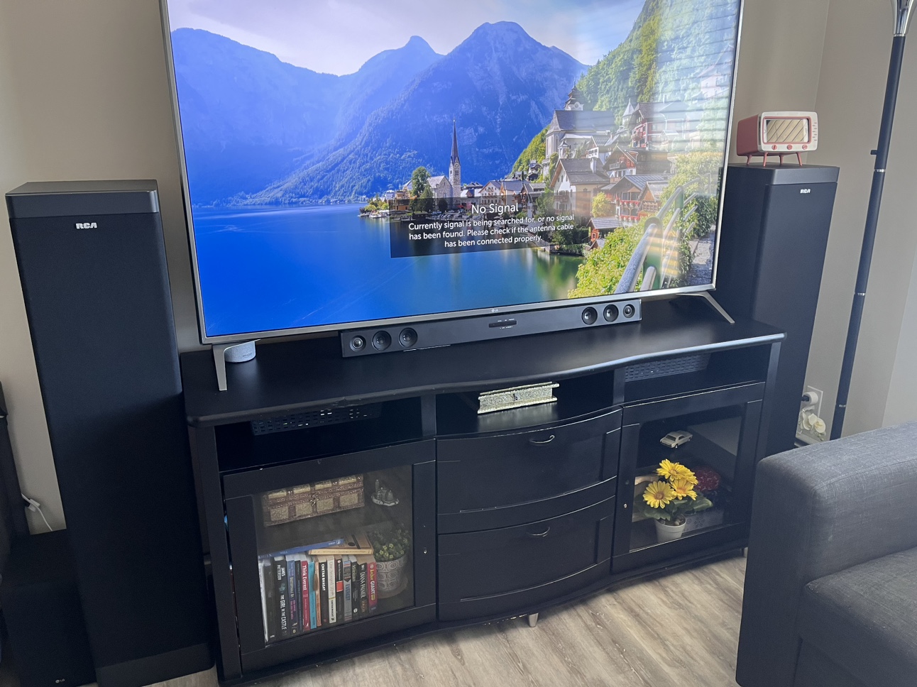 Large Solid Wood Entertainment Unit - photo 2