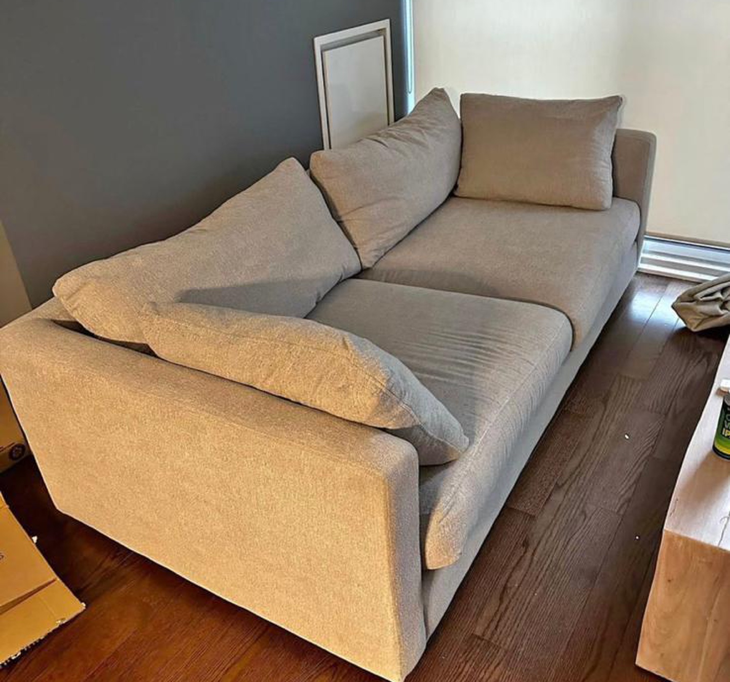 Urban Barn Berg Sofa Grey