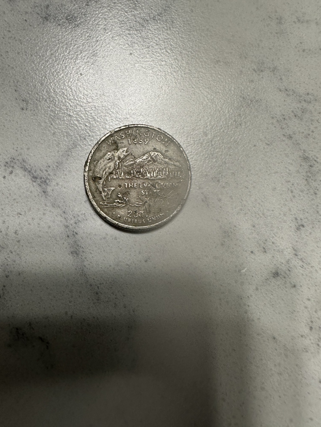 1889 Washington State Quarter - photo 4