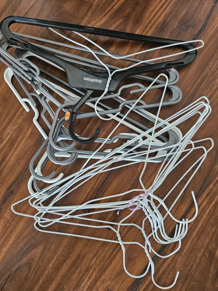 Assortment of Clothes Hangers thumbnail