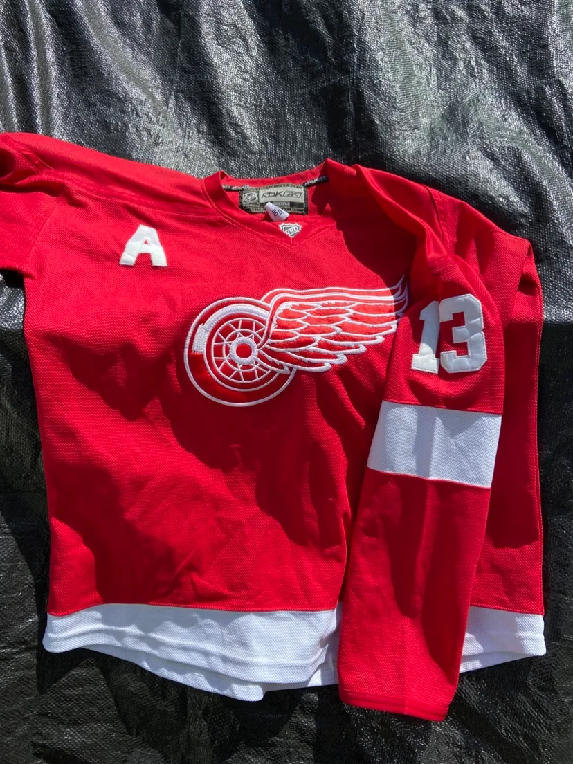 Pavel Datsyuk #13 Detroit Red Wings NHL Hockey Reebok Jersey thumbnail