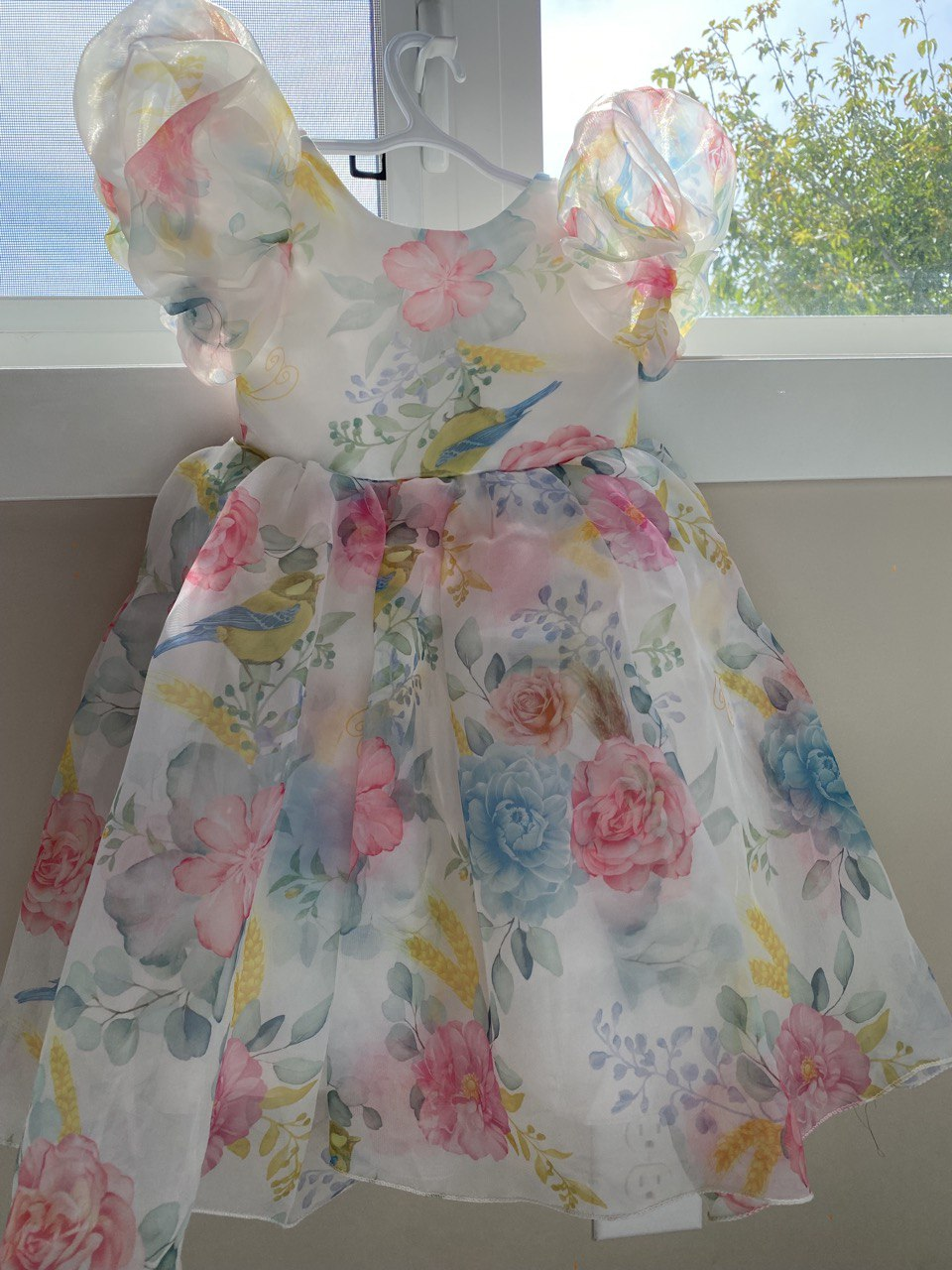 Beautiful Floral Sleeve Dress