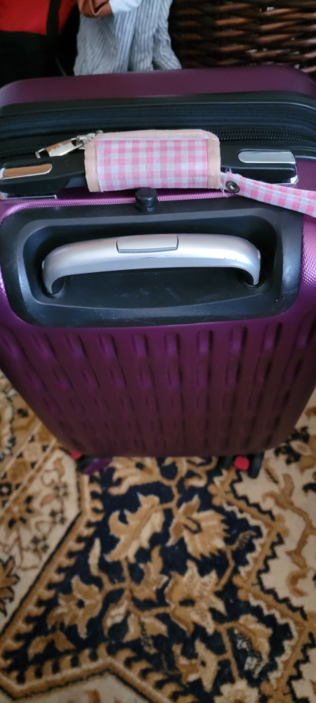 24 inch Heys Hardcase Purple Suitcases