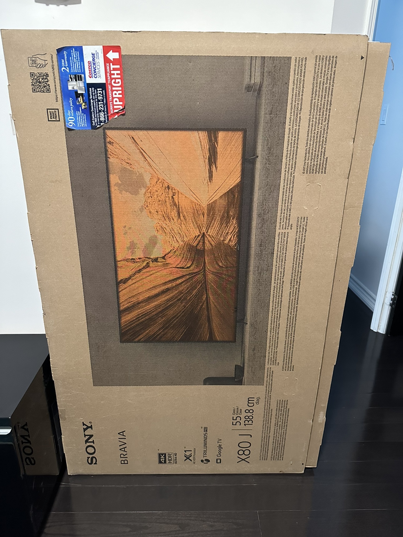 Sony Bravia X80J 55 inch 4K TV