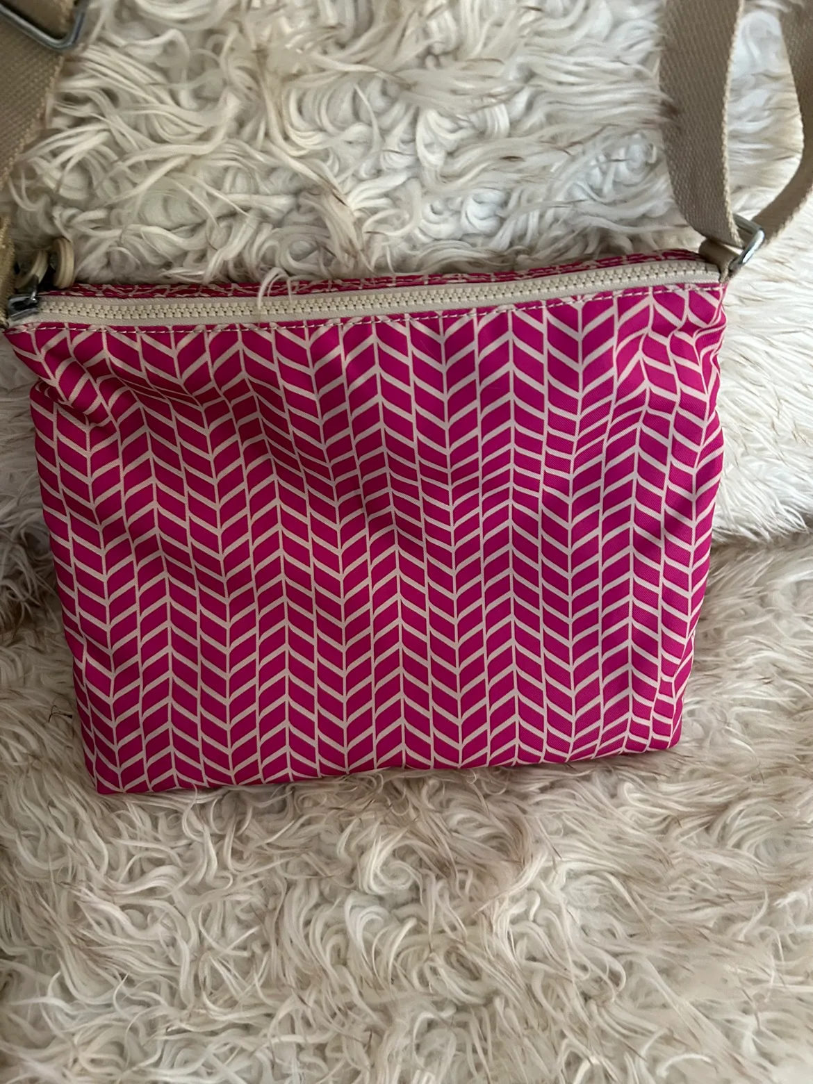 Kipling Crossbody Nylon Purse  Gorilla Keychain Tan image indicator(2)