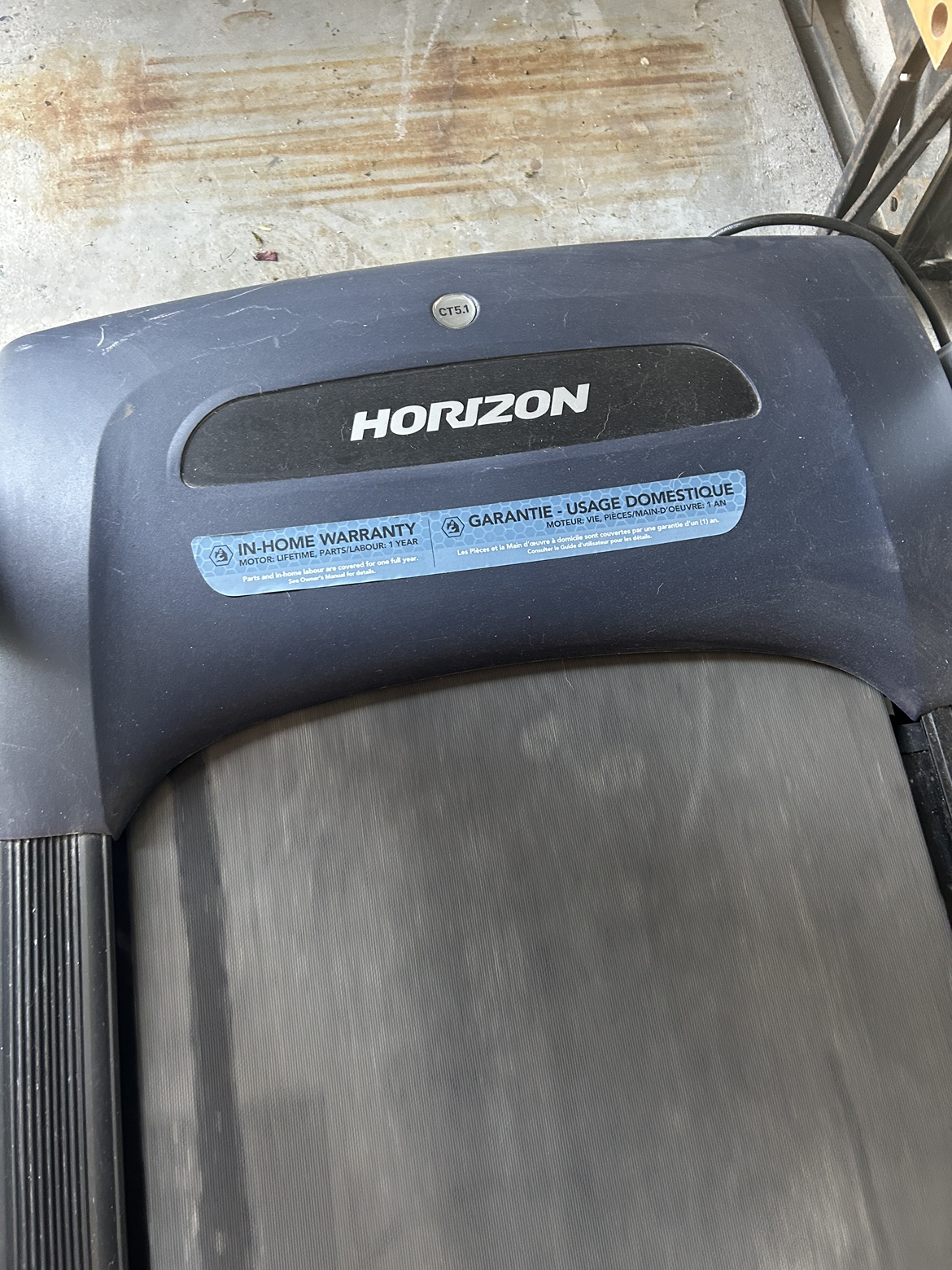 Horizon CT5.1 Treadmill