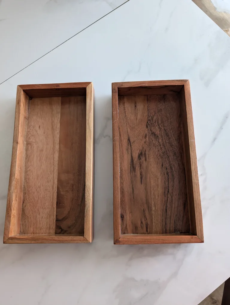Wooden Serving Trays - Set of 2 thumbnail