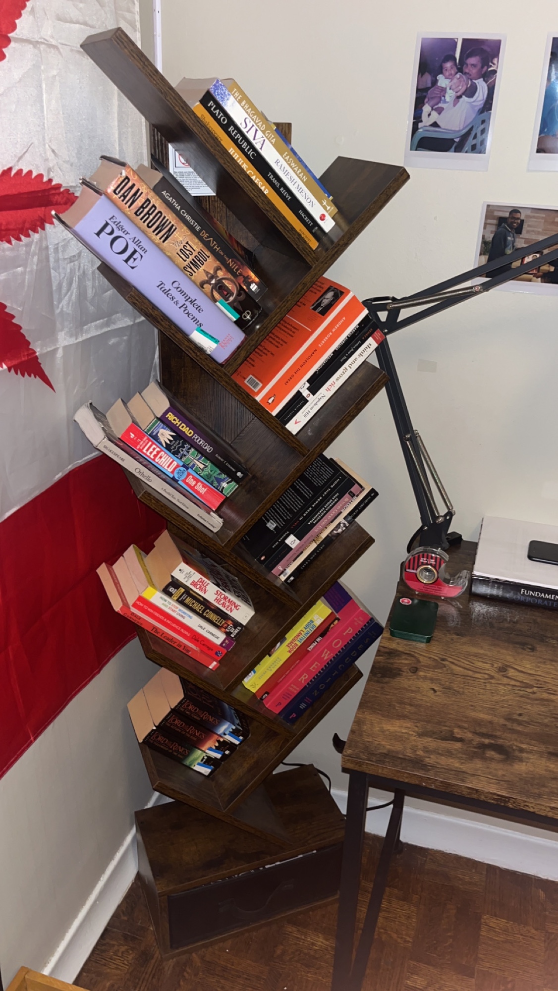Wooden Book Shelf
