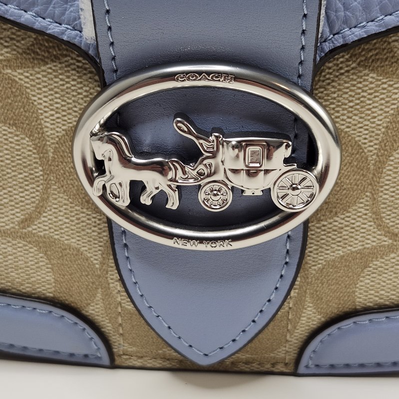 Coach Signature Logo Leather Crossbody Bag - photo 3