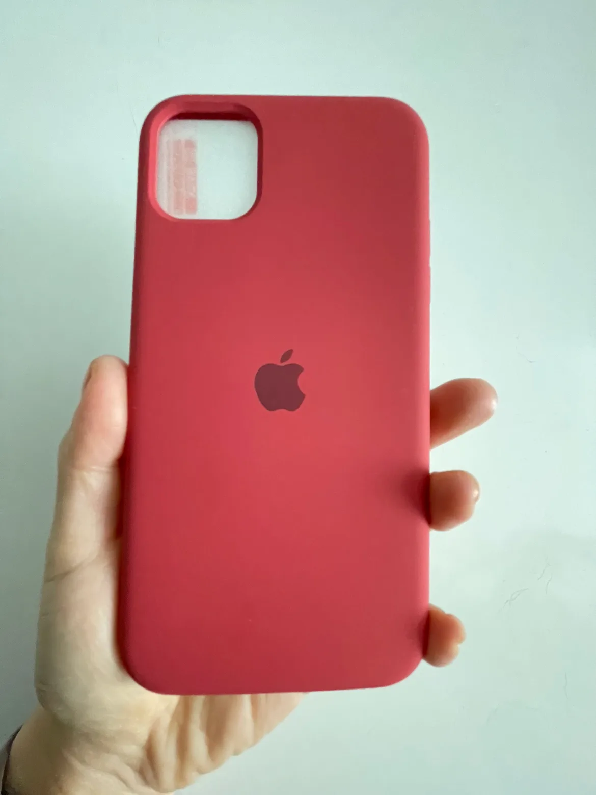 Apple Silicone iPhone Case (Red & Green) image indicator(2)