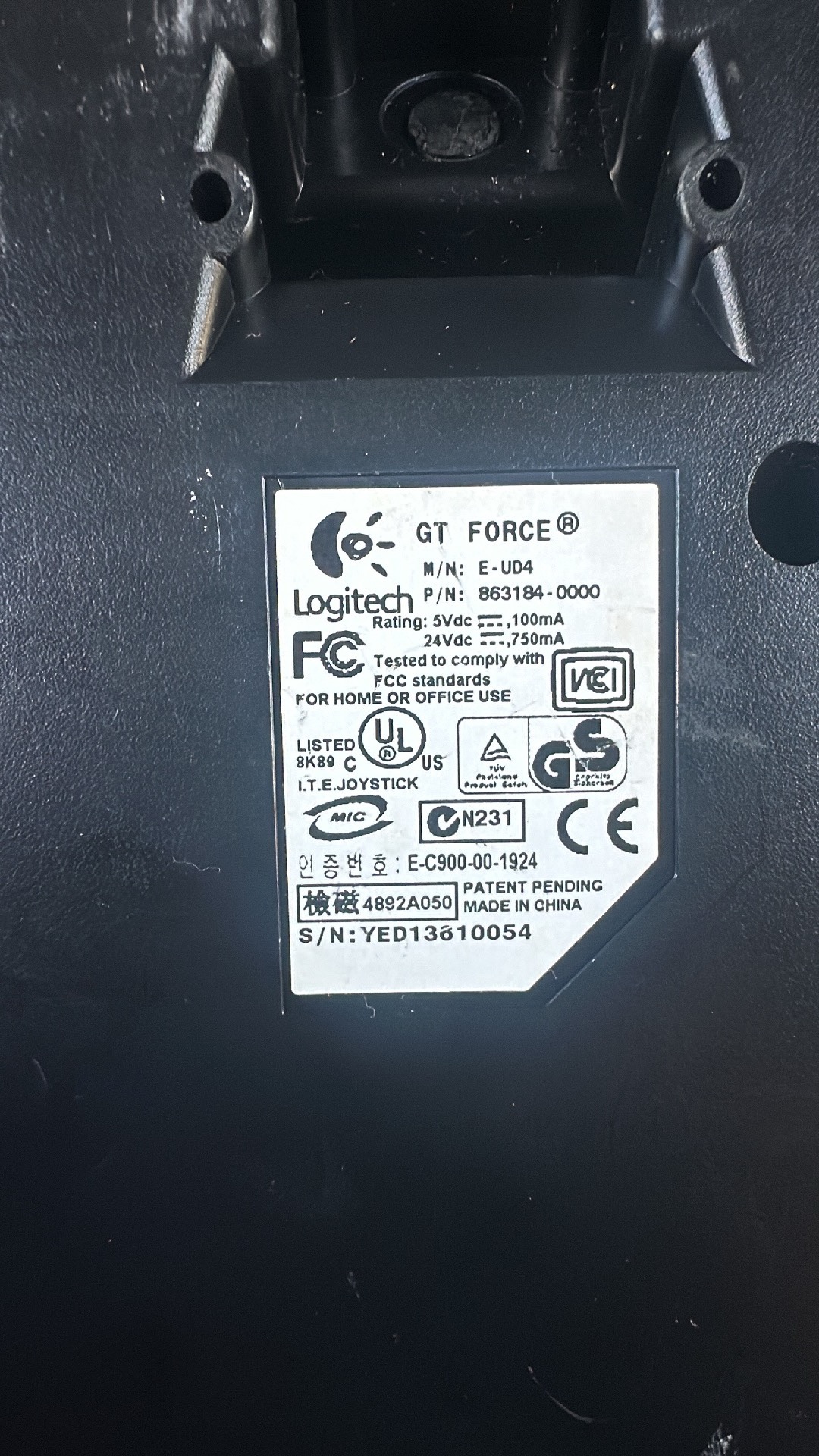 Logitech GT Force Racing Wheel - photo 2