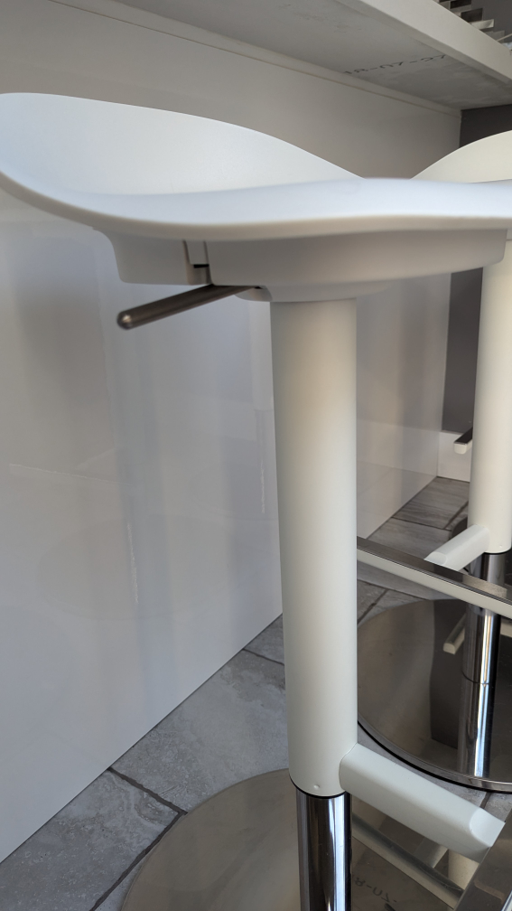 Bar stool, white, 76 cm (29 7/8 ")    3 items - photo 2