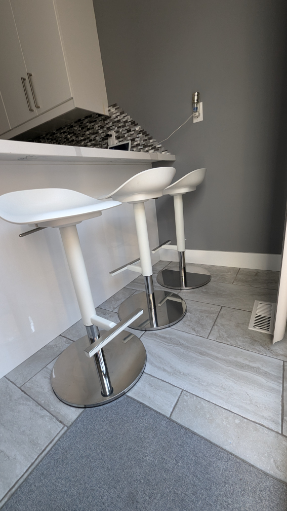 Bar stool, white, 76 cm (29 7/8 ")    3 items - photo 3