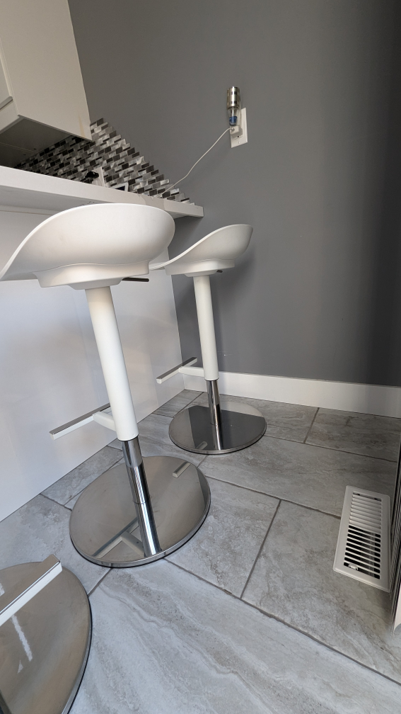 Bar stool, white, 76 cm (29 7/8 ")    3 items - photo 4