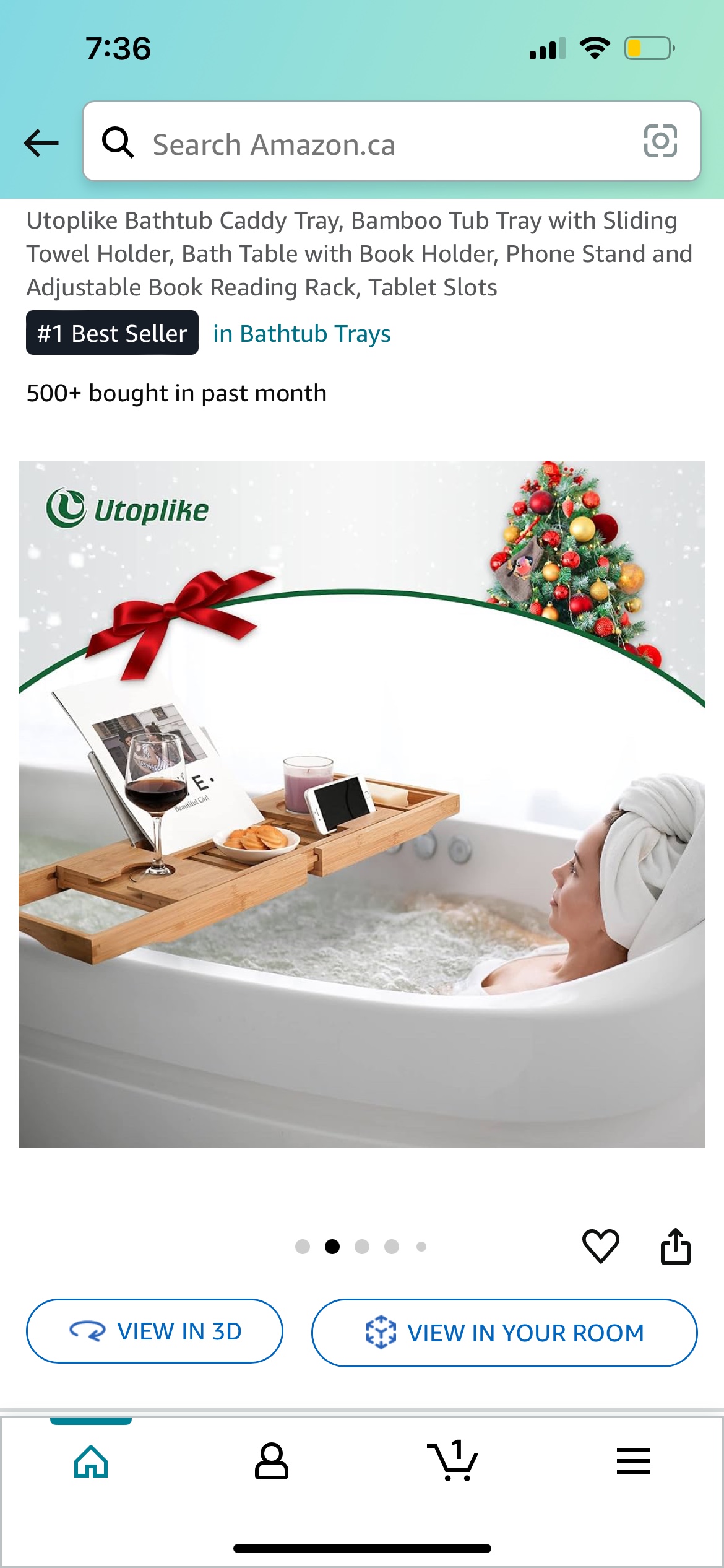 Bamboo Bath Tub - photo 3