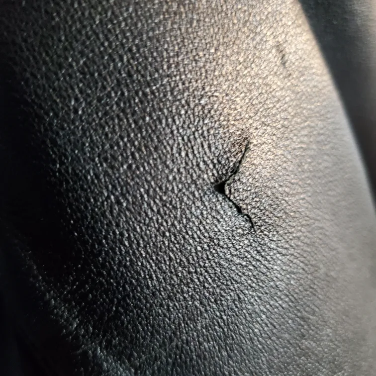 Leather Jacket with Belt XL cuir leather image indicator(7)