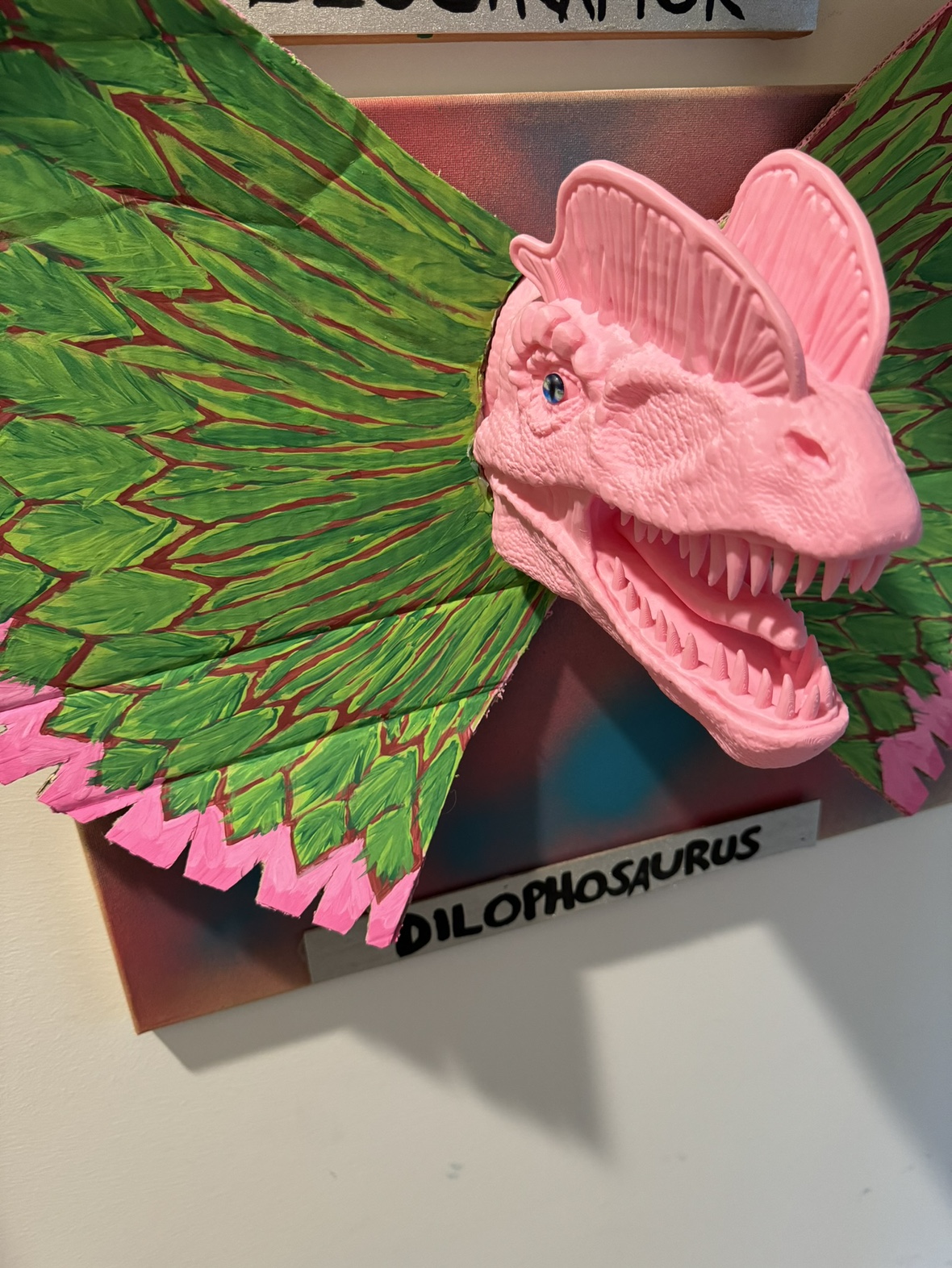 3D printed Dilophosaurus wall art - photo 4