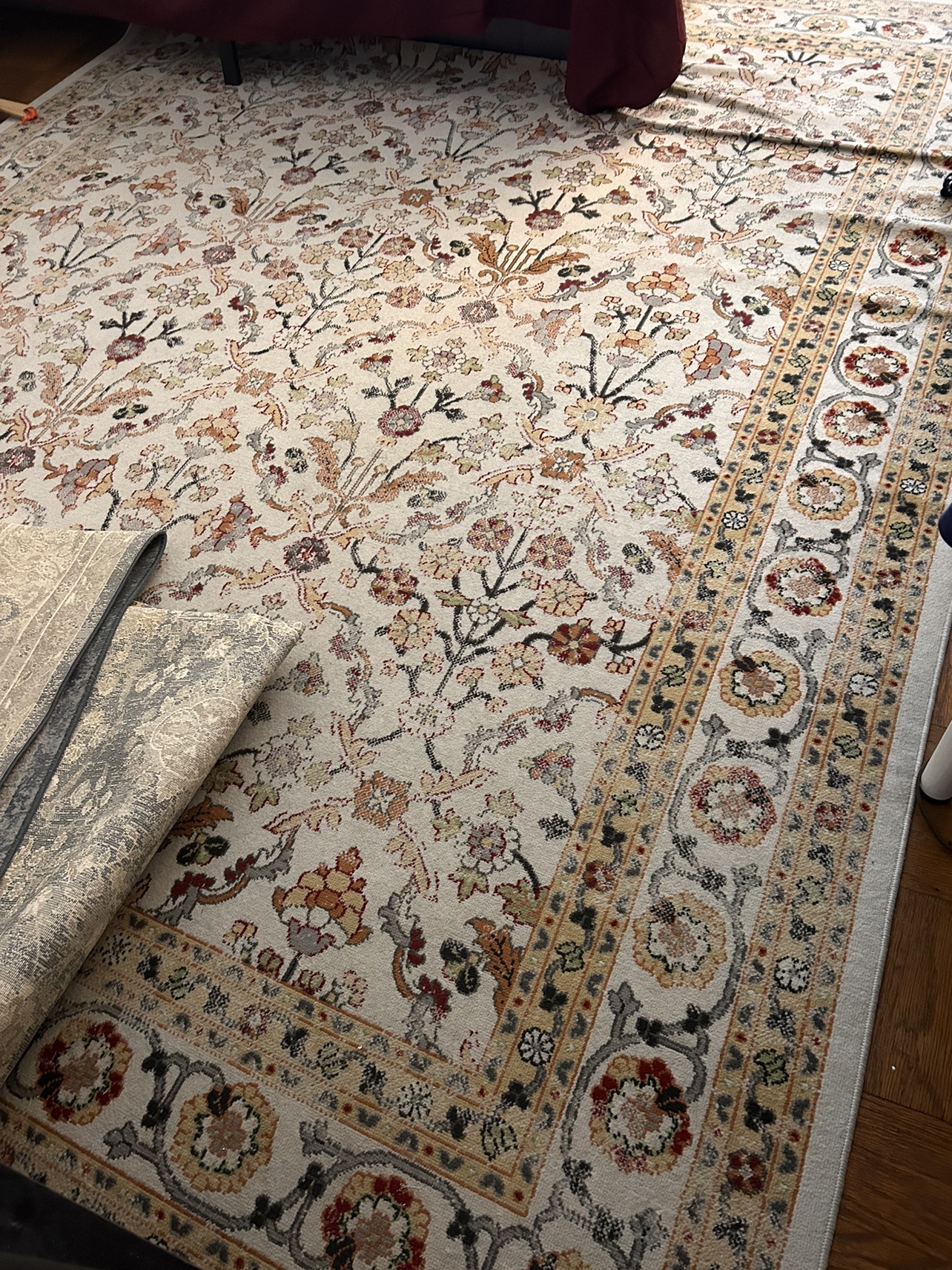 Floral Area Rug 8 by 11