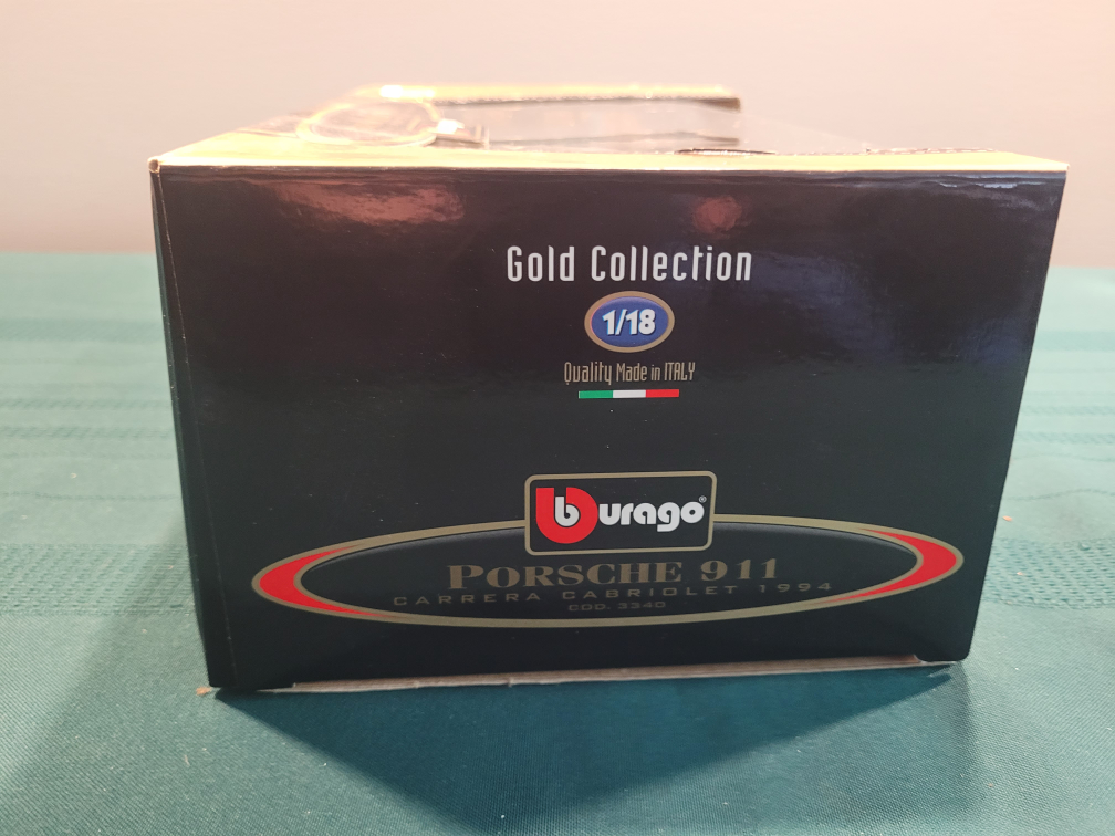 Burago Porsche 911 Carrera Cabriolet 1994 1/18 Scale - photo 4