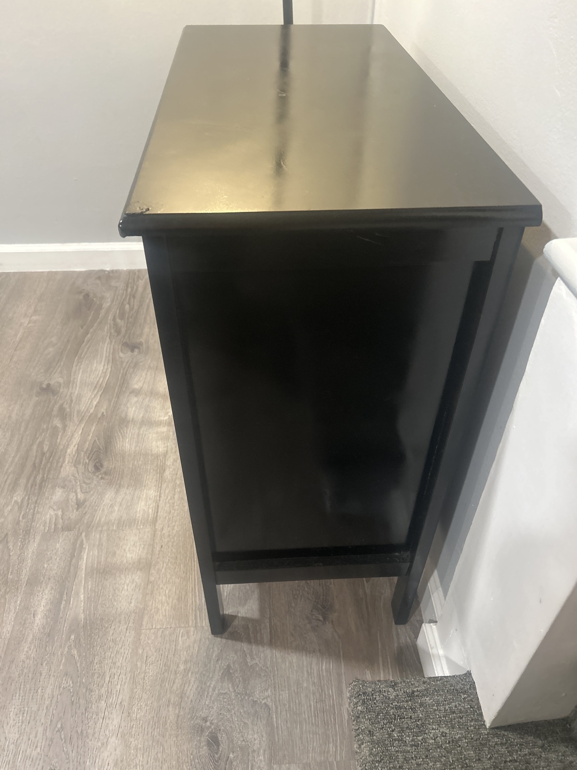 Black Mirrored Cabinet - photo 3