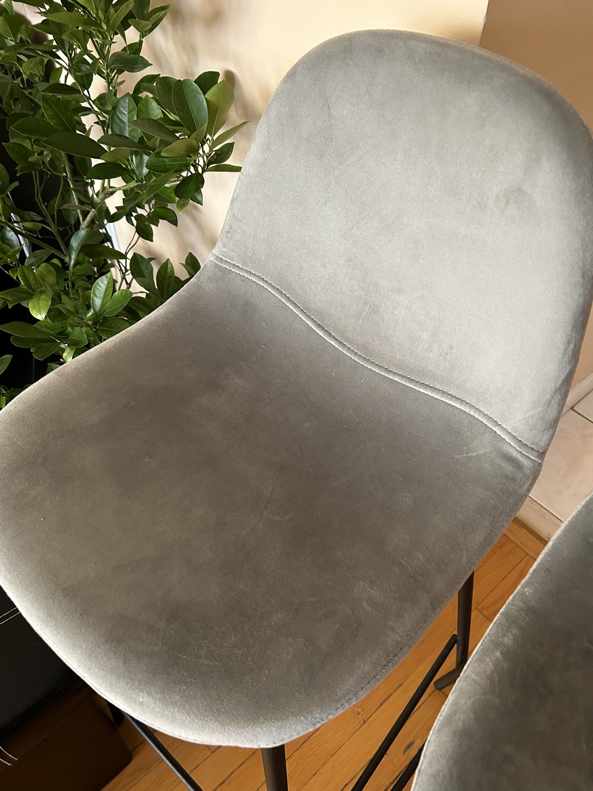 Grey Bar Stools (Set of 2) - photo 4