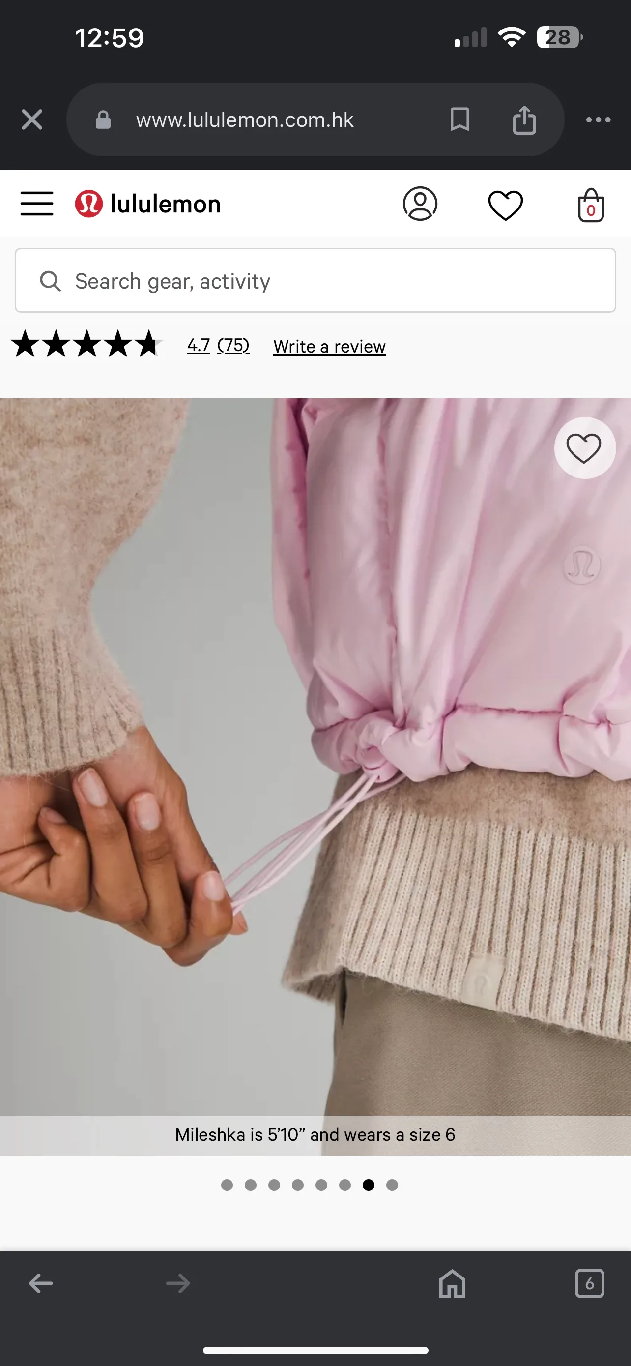 Lululemon Puffer Vest image indicator(9)